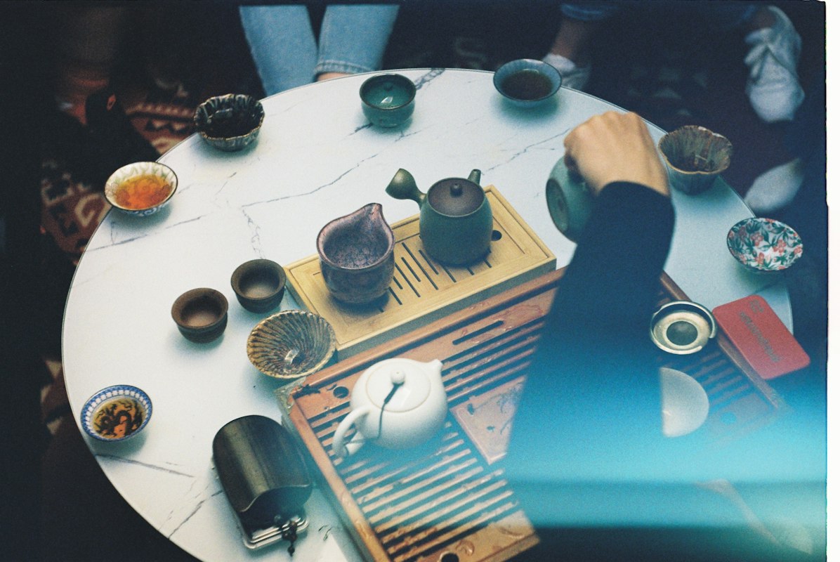 Aged pu-erh tea collection